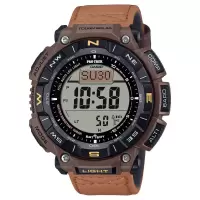 卡西欧(CASIO)PRG340L5太阳能户外手表男款石英表环保树脂材质三防功能经典休闲