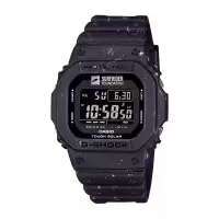 卡西欧(CASIO)男士石英手表太阳能防水耐冲击户外运动潮流黑树脂腕表