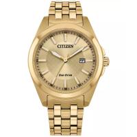 西铁城(CITIZEN)光动能三眼计时男士手表41mm防水不锈钢商务休闲腕表