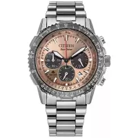 西铁城(CITIZEN)男士运动石英手表防水200米多功能计时商务休闲腕表