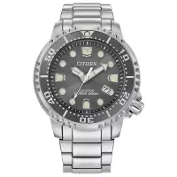 西铁城(CITIZEN)光动能潜水手表男款Promaster系列44mm防水200米不锈钢表带