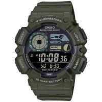 CASIO 男士mm数字显示防水腕表 带月相和钓鱼指示功能