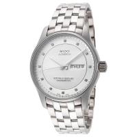 MidoMIDO美度瑞士手表 布鲁纳系列商务休闲钢带银盘40小时动力储存自动机械男表