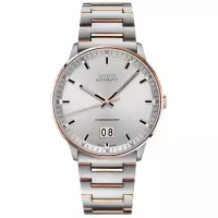 Mido全自动机械男表瑞士进口玫瑰金不锈钢腕表42毫米