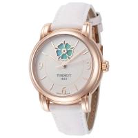 女款心形表盘自动机械腕表 不锈钢表壳皮革表带 经典气质