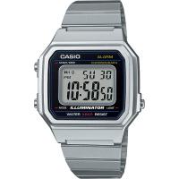 G-Shock(CASIO)卡西欧方块手表 复古运动钢带多功能持久电力防水男士电子表