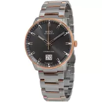 Mido瑞士手表 指挥官系列男士长动能自动上链机械表 大日历轻奢腕表