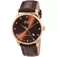 Mido男士腕表 Baroncelli 经典优雅百搭自动瑞士腕表 送男友礼物