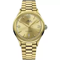 Mido男表 M0404073302700复古风情圆盘钢带坚固防水设计自动机械腕表