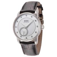 Mido女士瑞士防水石英手表简约商务镶钻女款小红表