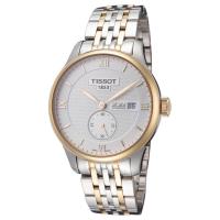 TISSOT 男士T-Classic自动手表 经典气质商务腕表简约双眼计时自动机械表