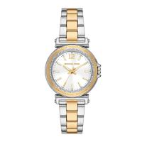 Michael Kors 多功能女款多色金镀手表白色表盘时尚欧美设计师款女表