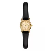 Michael Kors 女士金框罗马刻度真皮表欧美潮流防水石英腕表