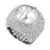 Michael Kors 女士银色不锈钢双环防水石英腕表两用手镯手表