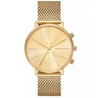 Michael Kors 男士多功能金 tone 网纹防水石英腕表mm
