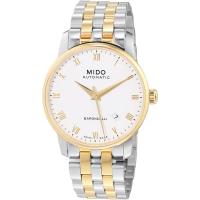 Mido瑞士手表 贝伦赛丽系列男士长动能自动机械表 罗马时标休闲腕表
