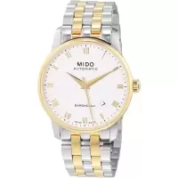 Mido瑞士手表 贝伦赛丽系列男士长动能自动机械表 罗马时标休闲腕表