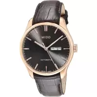 Mido男士手表 Belluna Sunray 简约大表盘日期显示自动机械瑞士腕表