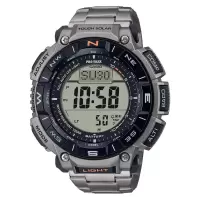 CASIO 卡西欧太阳能户外运动男表PRG340T7eco材料