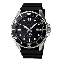 CASIO 石英男士运动手表防水黑银拼色商务休闲多功能石英表