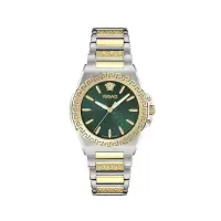 名品女士石英防水不锈钢腕表银色潮流时尚女款Greca系列