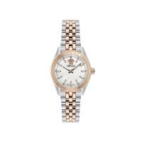 女士石英手表复古时尚防水商务休闲女款pink表盘