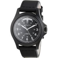 瑞士男表 卡其野战国王系列简约三针日星双历圆盘皮带自动机械表