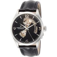 瑞士男表 爵士大师系列个性潮流镂空黑盘皮带商务休闲自动机械表