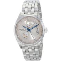 瑞士男表 爵士开心系列商务小蓝针镂空背透米色盘自动机械商务表