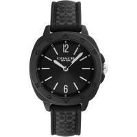 COACH/蔻驰女士多功能时尚石英腕表mm TR材质黑胶表带礼物