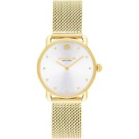 女士石英防水不锈钢金镀腕表mm银白色表盘商务休闲手表
