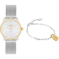 女士腕表 Elliot 简约两针精致logo银盘编织钢带可调节时尚百搭