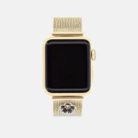 女士金 tone 镂空茶玫瑰金表带兼容 Apple Watch