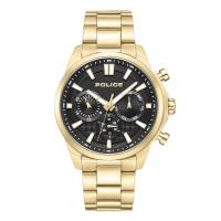 男士石英腕表简金标多功能商务防水手表