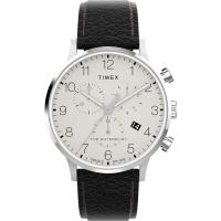 商务石英手表 40mm三眼计时多功能男士腕表