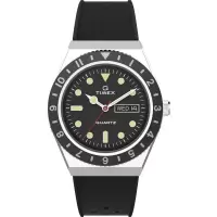 黑盘石英表简约商务防水中性款欧美时尚手表