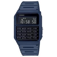 CASIO 卡西欧男士商务防水多功能石英防水手表八位计算器计时器深蓝