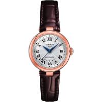 优雅女表玫瑰金自动机械腕表L不锈钢与皮革搭配