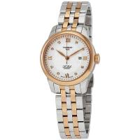 女款钻石银色表盘自动机械手表优雅时尚不锈钢链带