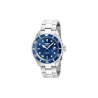 Invicta男士蓝盘不锈钢防水米石英潜水腕表