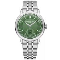 Raymond Weil英伦风尚自动机械表瑞士原装进口男士商务休闲腕表绿盘40mm