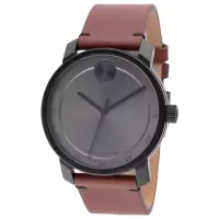 瑞士男表石英防水商务休闲皮带不锈钢男士手表