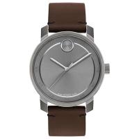 瑞士表男士石英防水商务休闲皮带不锈钢腕表41mm