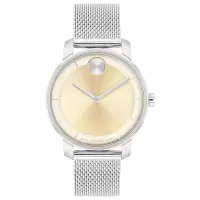 Movado/摩凡陀瑞士石英女士腕表mm防水不锈钢表带Movado灵感女款
