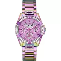 女款多彩水晶防水时尚手表经典设计与奢华细节结合