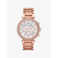 Michael Kors女士石英防水时尚玫瑰金腕表奢品级送礼优选