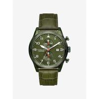 Michael Kors橄榄纹鳄鱼皮男士商务休闲石英腕表