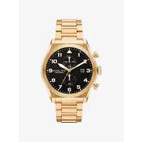 金 tone石英表男款商务运动防水防刮耐用礼品腕表