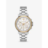 Michael Kors女士石英腕表银色大表盘商务休闲防水手链表