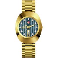 RADO男士经典自动机械腕表蓝盘钢壳防刮 scratch resistant